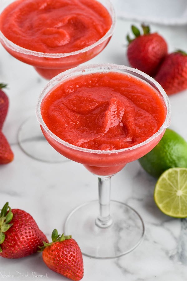 Strawberry Margarita - Shake Drink Repeat