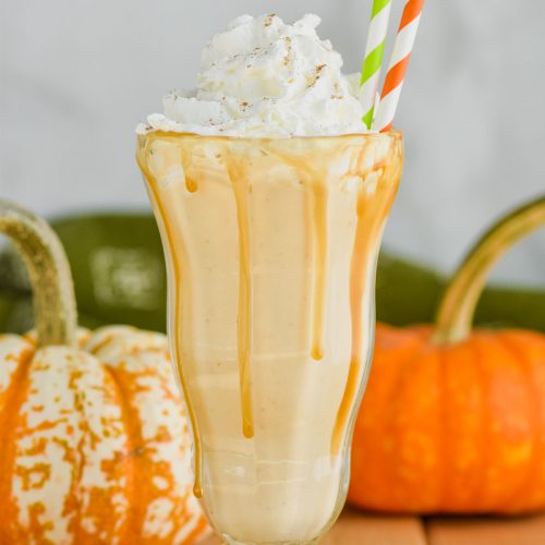 Boozy Pumpkin Milkshake - Shake Drink Repeat