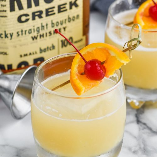 whiskey sour recipe with dewars