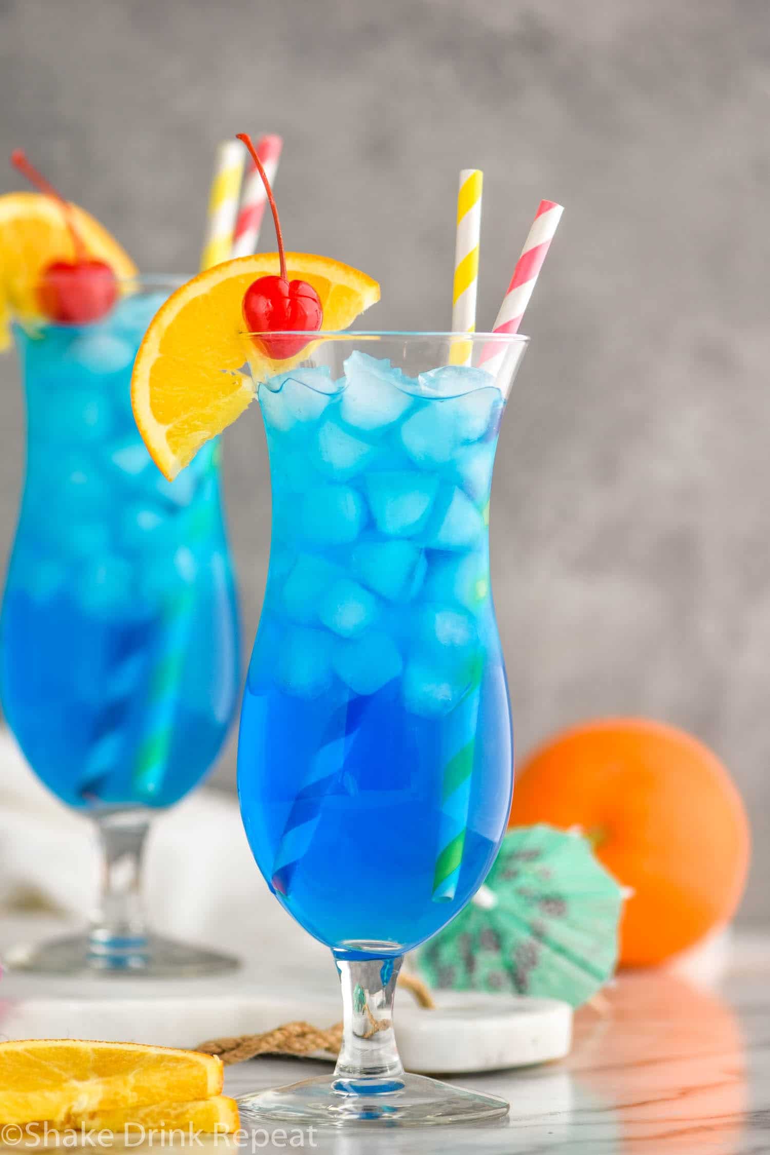 Blue Lagoon Cocktail - Shake Drink Repeat
