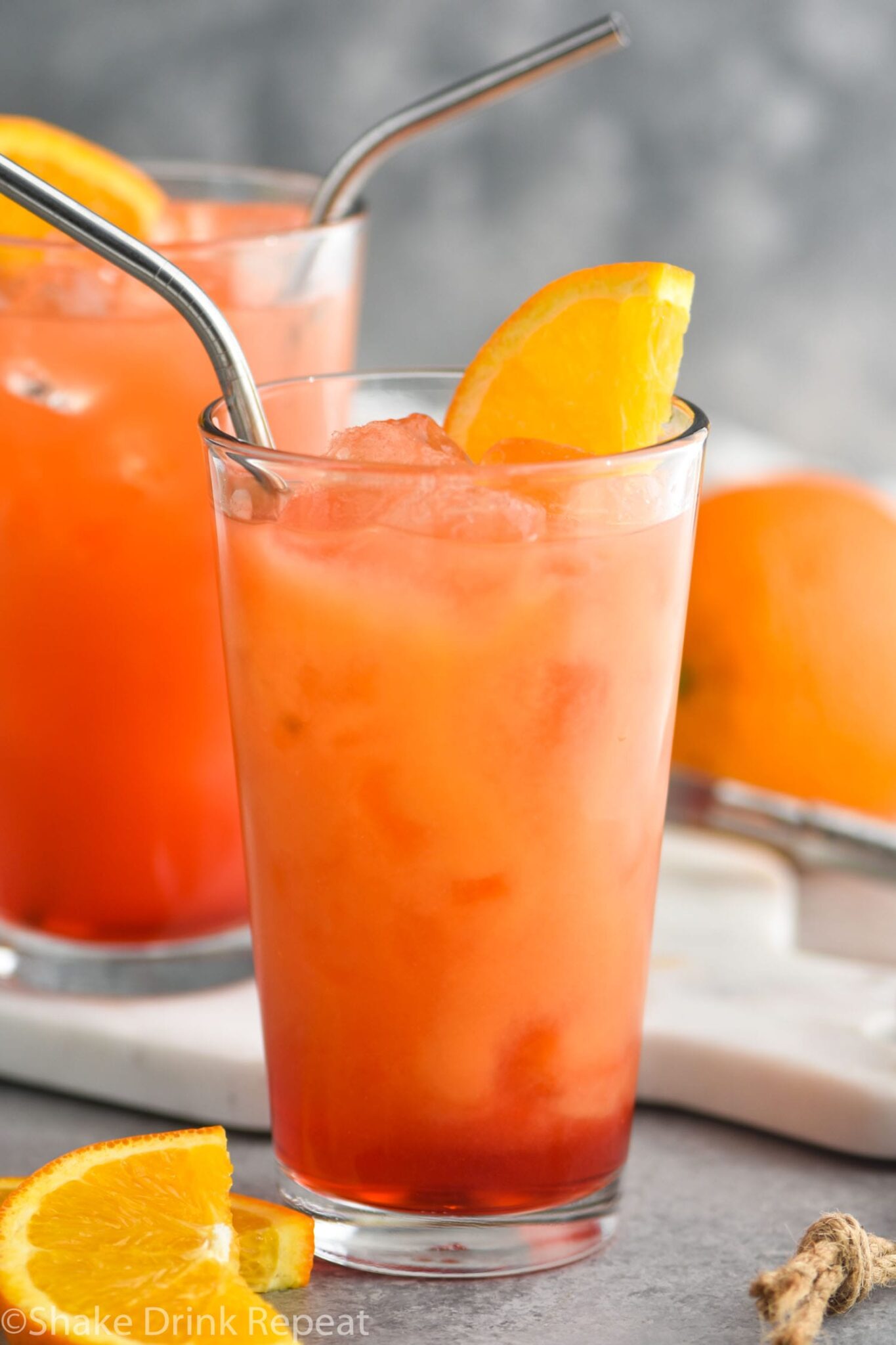 Garibaldi Cocktail (Campari Orange) - Shake Drink Repeat