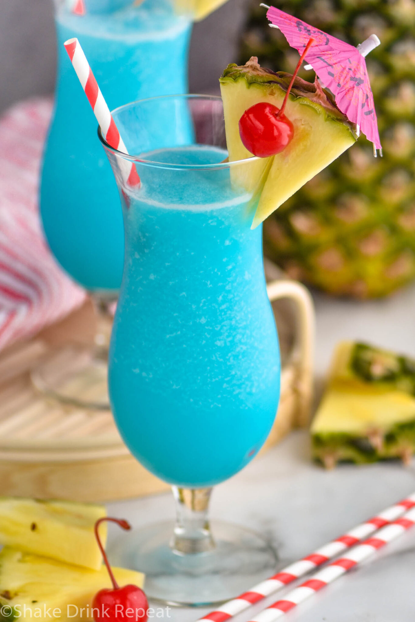 Frozen Blue Hawaiian - Shake Drink Repeat