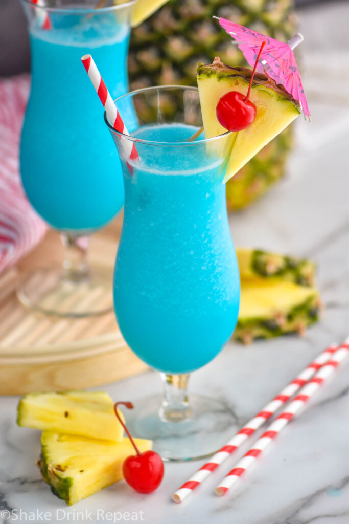 Frozen Blue Hawaiian - Shake Drink Repeat