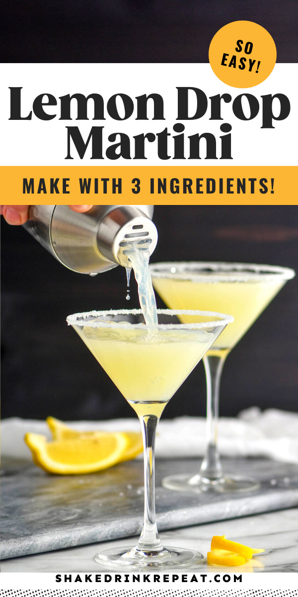Lemon Drop Martini - Shake Drink Repeat