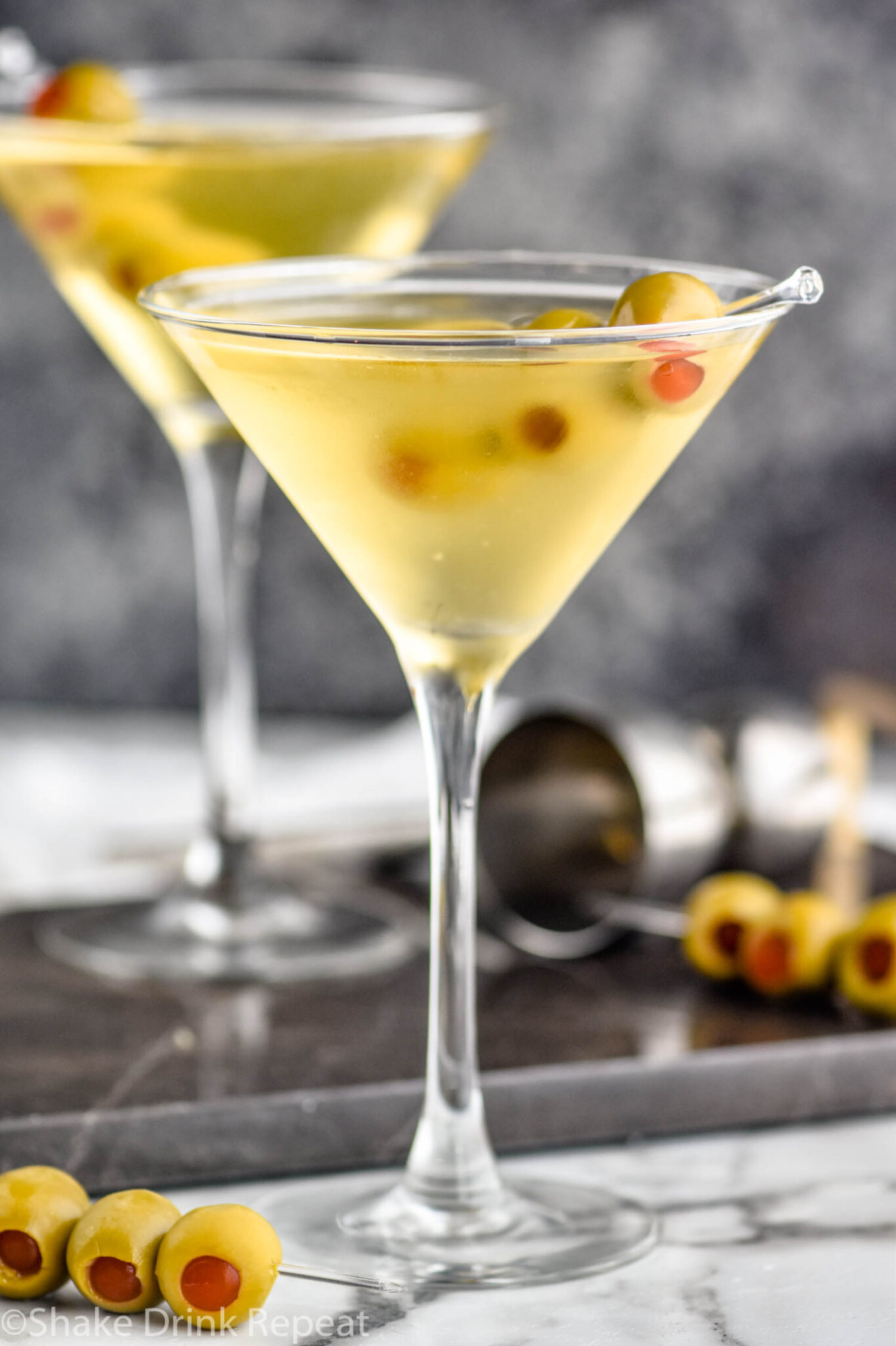 Dirty Martini Recipe Shake Drink Repeat