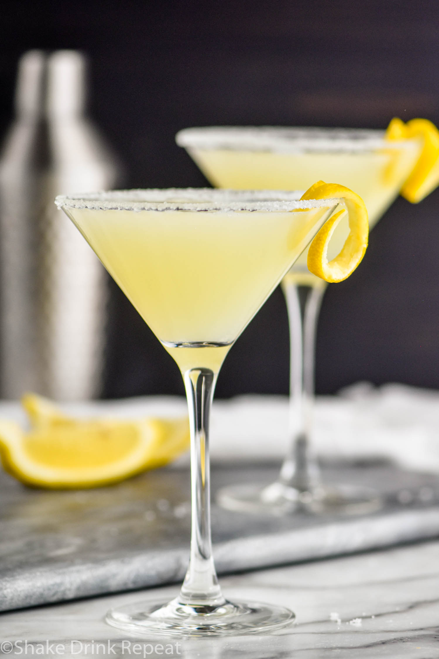 Lemon Drop Martini - Shake Drink Repeat