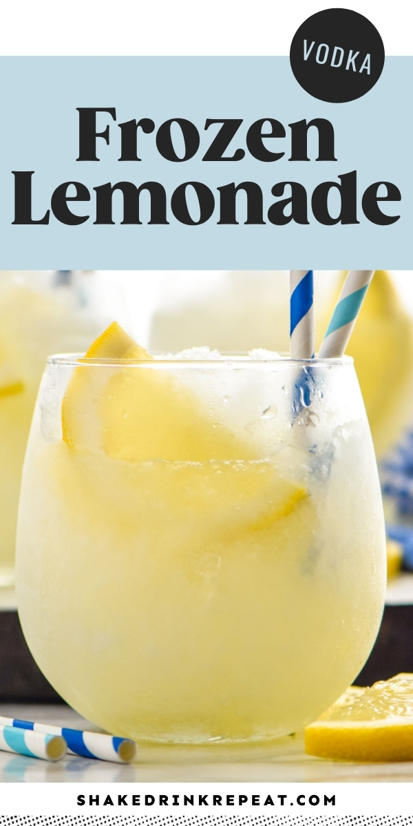 Frozen Lemonade - Shake Drink Repeat