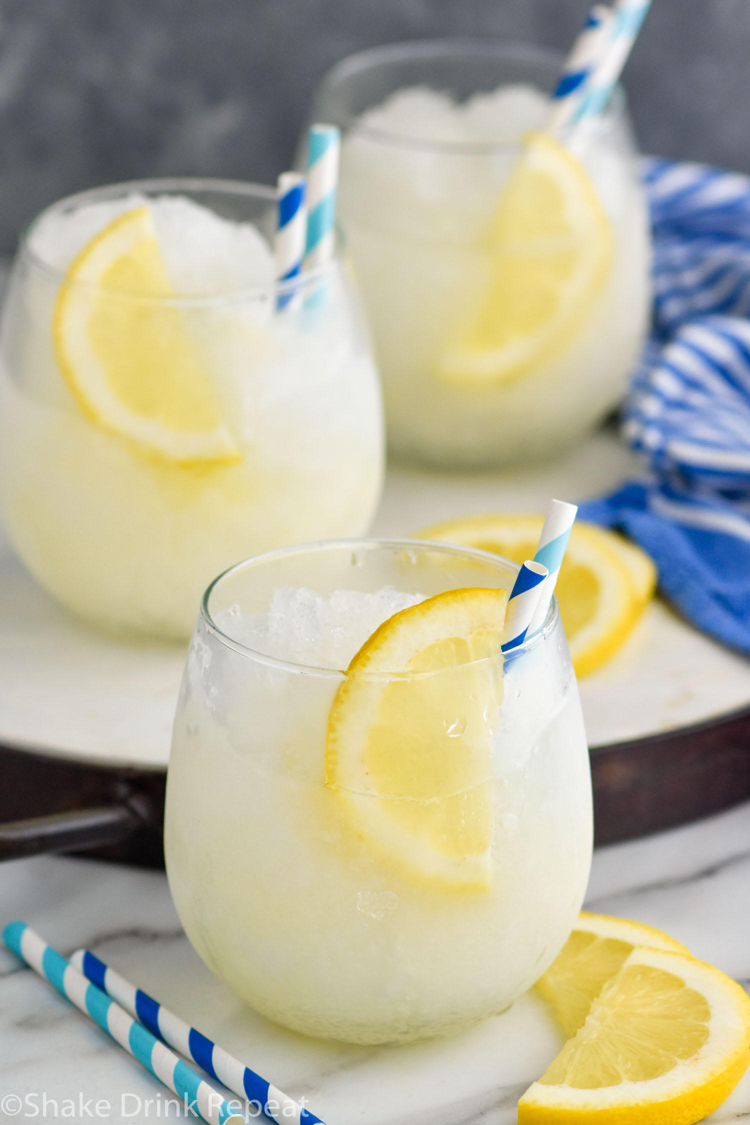 Frozen Lemonade Shake Drink Repeat