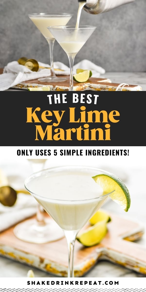 Key Lime Martini - Shake Drink Repeat