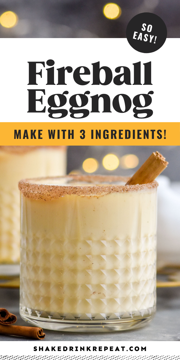 Fireball Eggnog Shake Drink Repeat