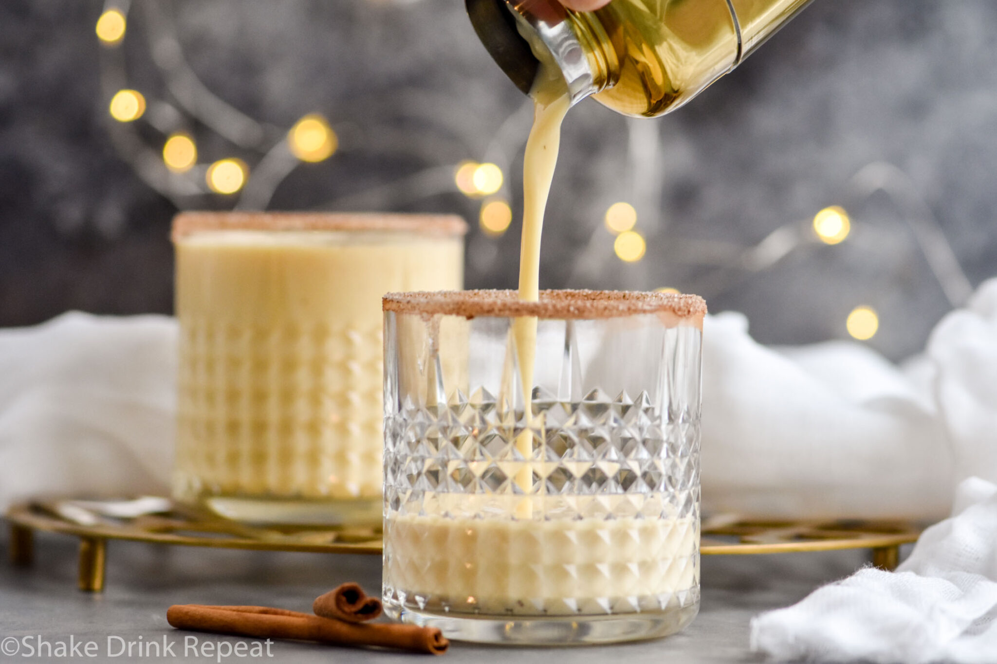 Fireball Eggnog Shake Drink Repeat