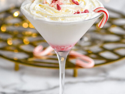 Candy Cane Martini Recipe - Sweet Humble Home