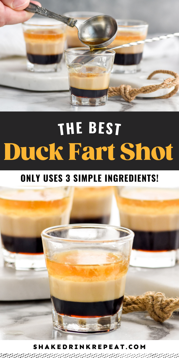 Duck Fart Shot - Shake Drink Repeat