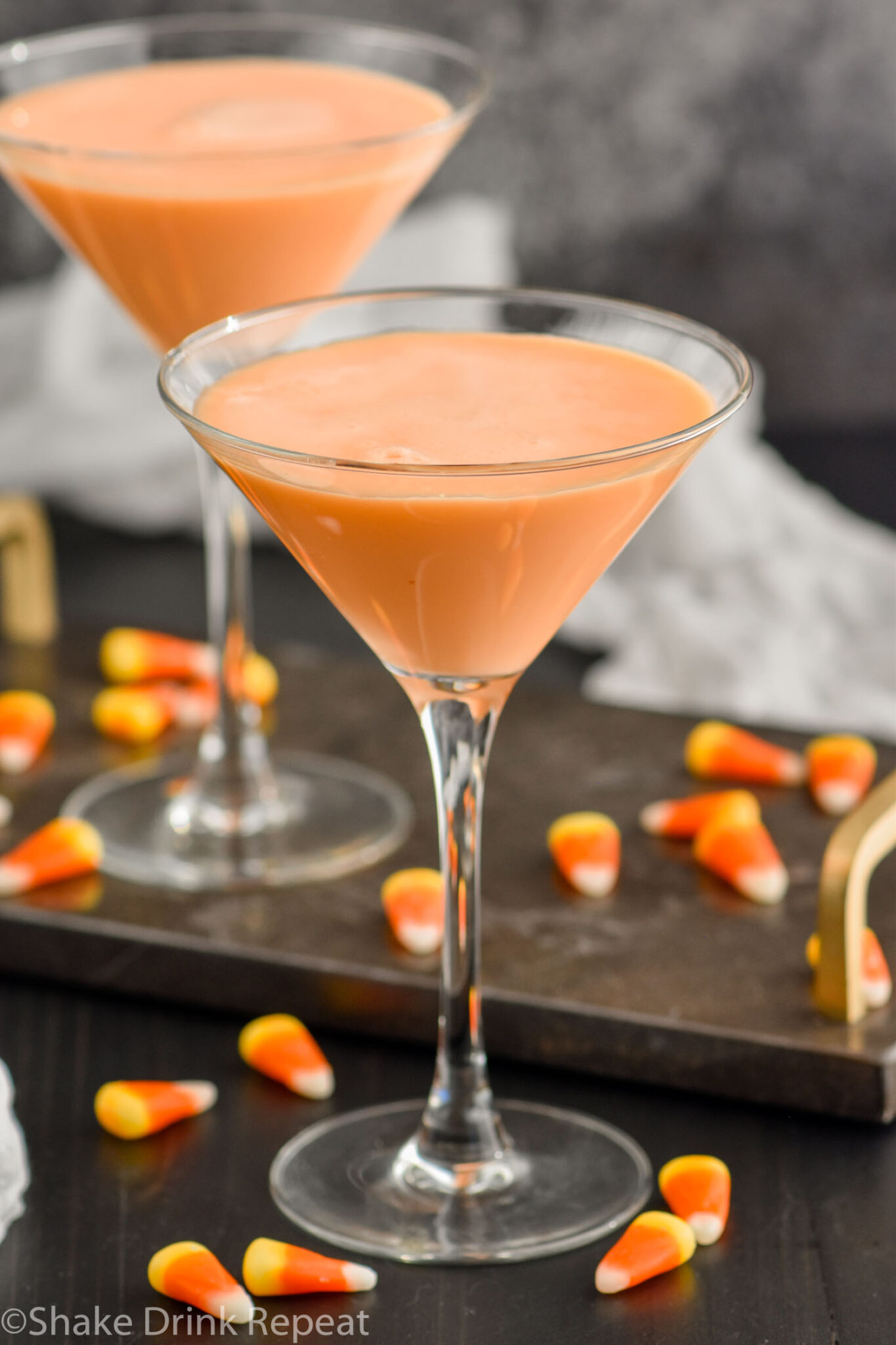 Candy Corn Martini - Shake Drink Repeat