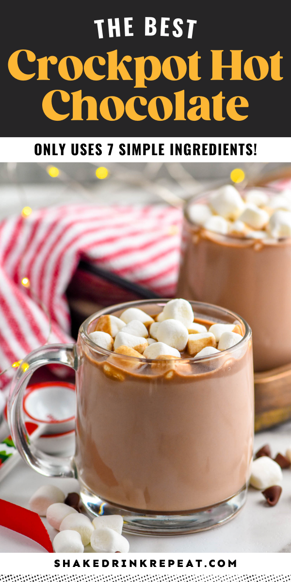 Crockpot Hot Chocolate - Shake Drink Repeat