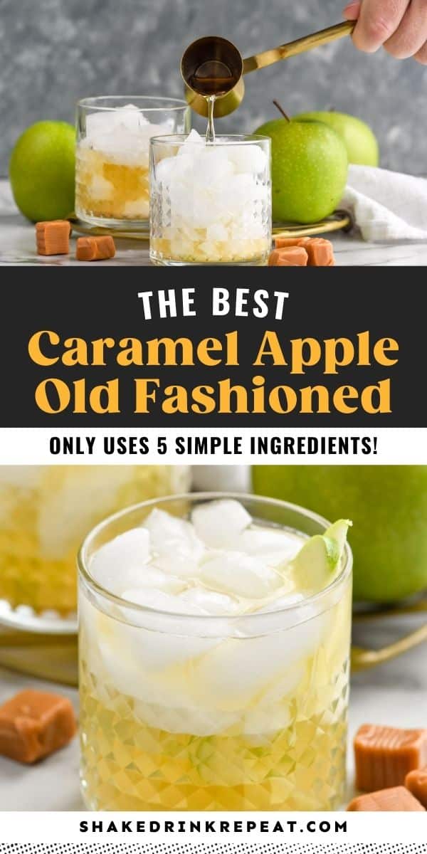 Caramel Apple Old Fashioned Shake Drink Repeat 0818